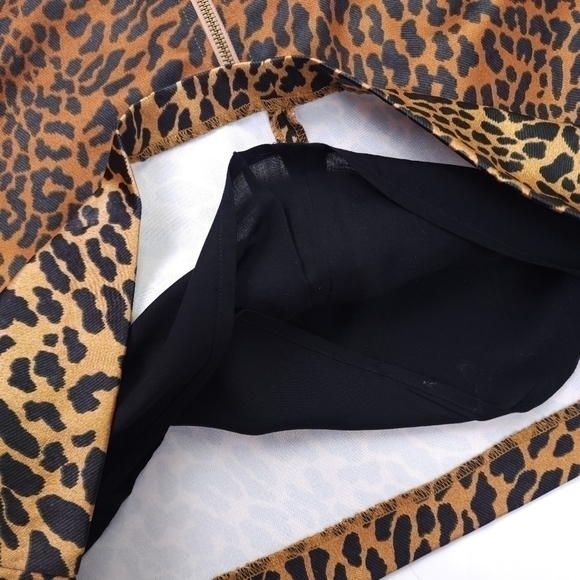 Ecote Cheetah Print Skirt Sz 6 - Picture 7 of 16